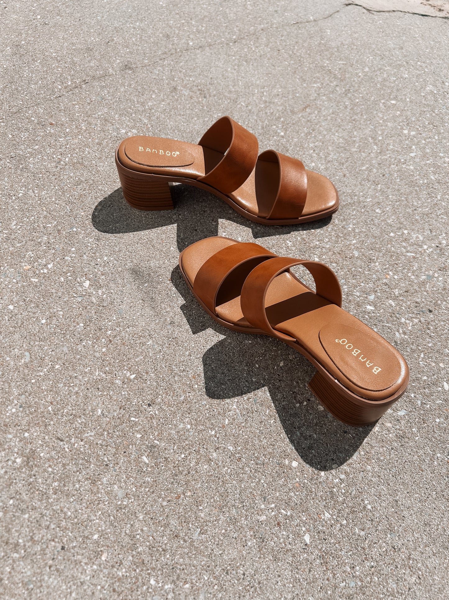 Brown Heeled Sandals