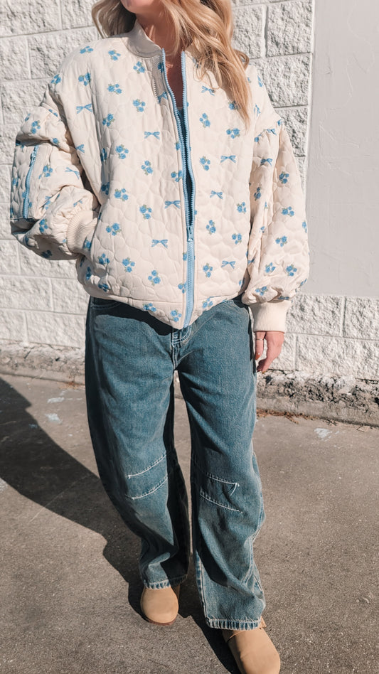 Floral Quilted Jacket