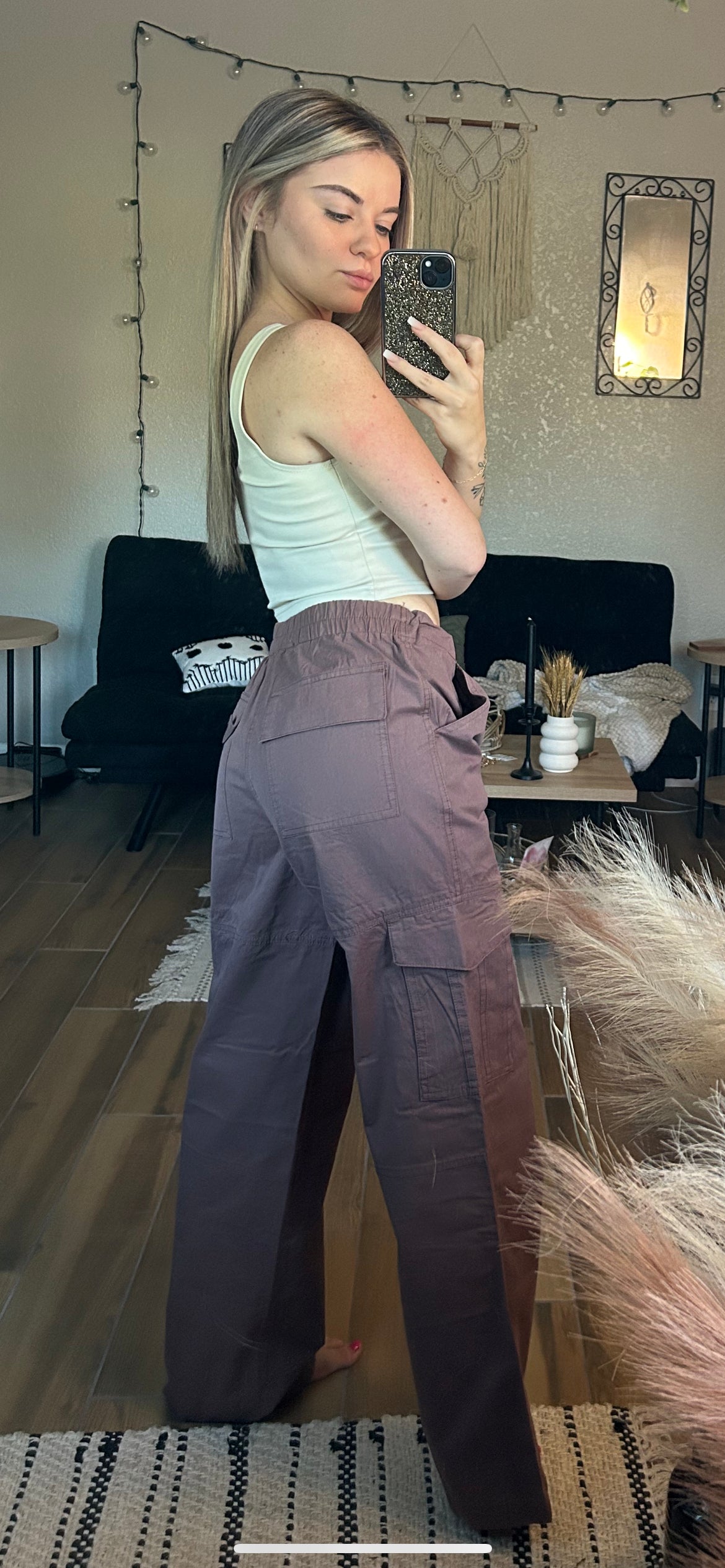 Brown Cargo Pants
