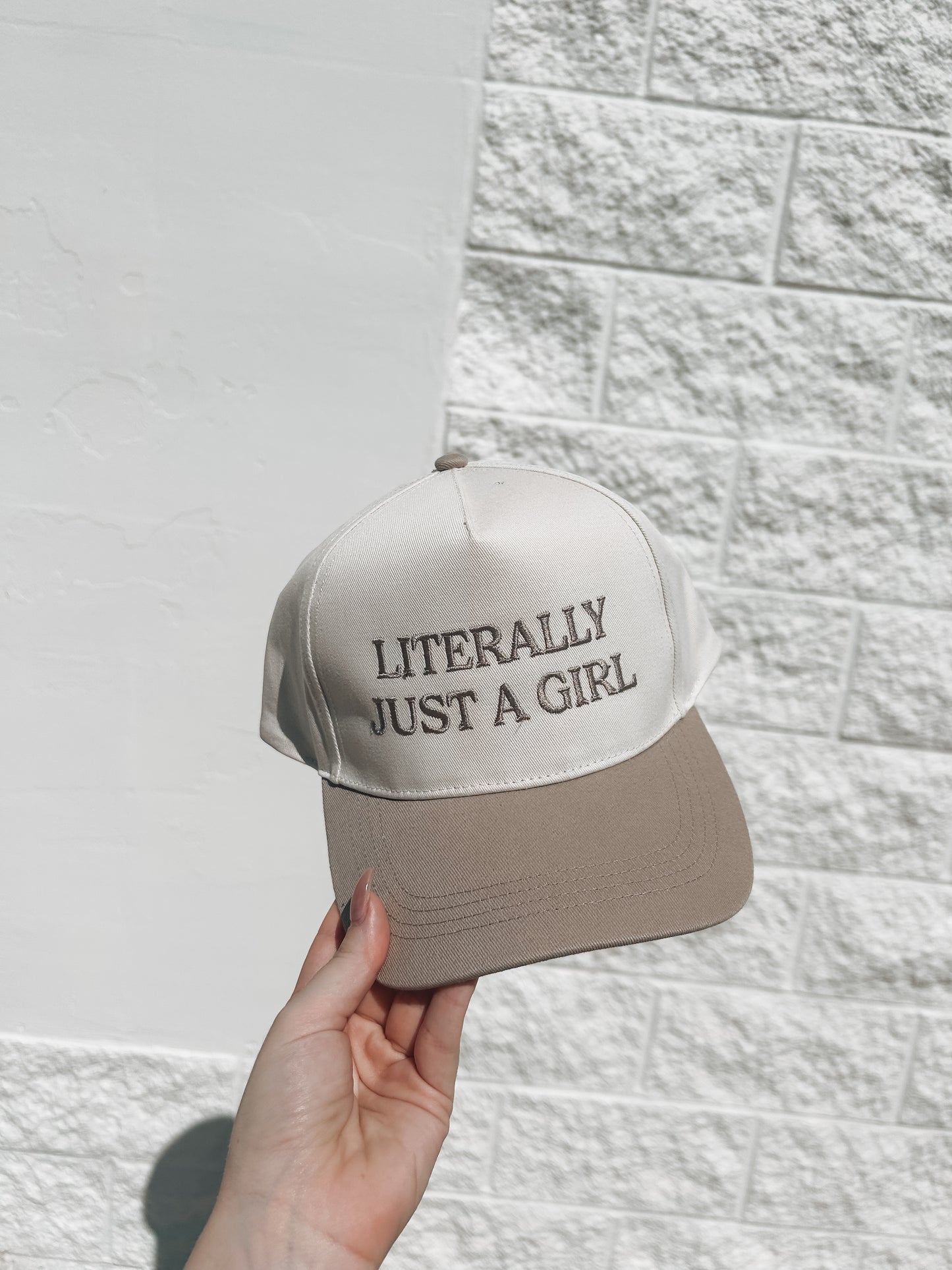 Just A Girl - Taupe