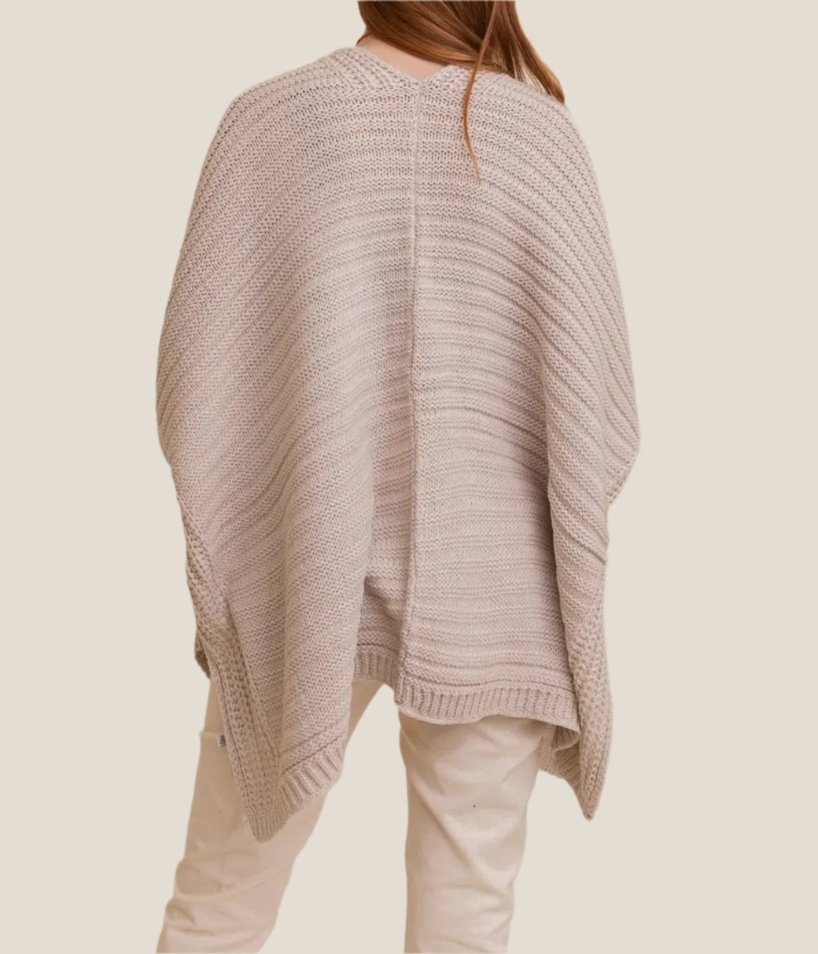 cream knit kimono *one size*