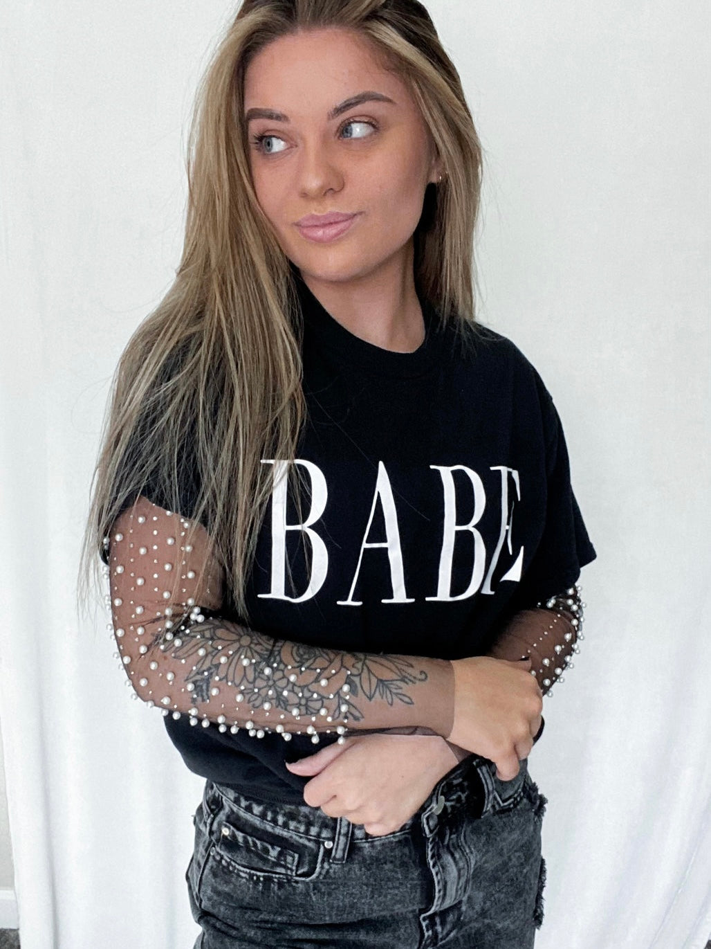 Pearl Mesh Top – The Modern Luxe Boutique