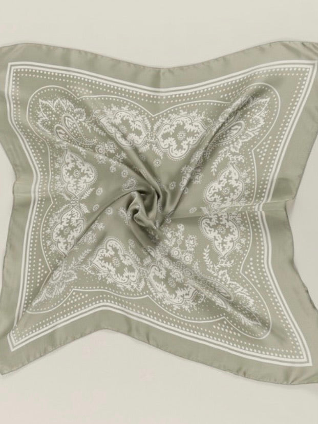 Silk neck scarves