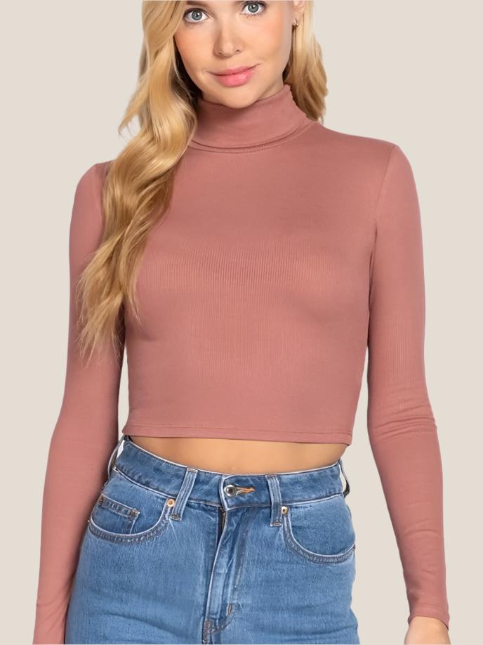 Turtleneck discount layering top