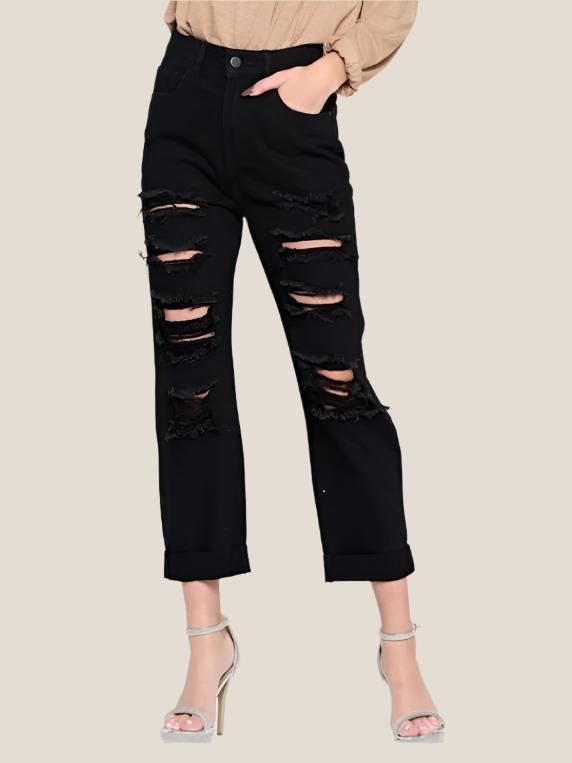 Black Ripped Jeans