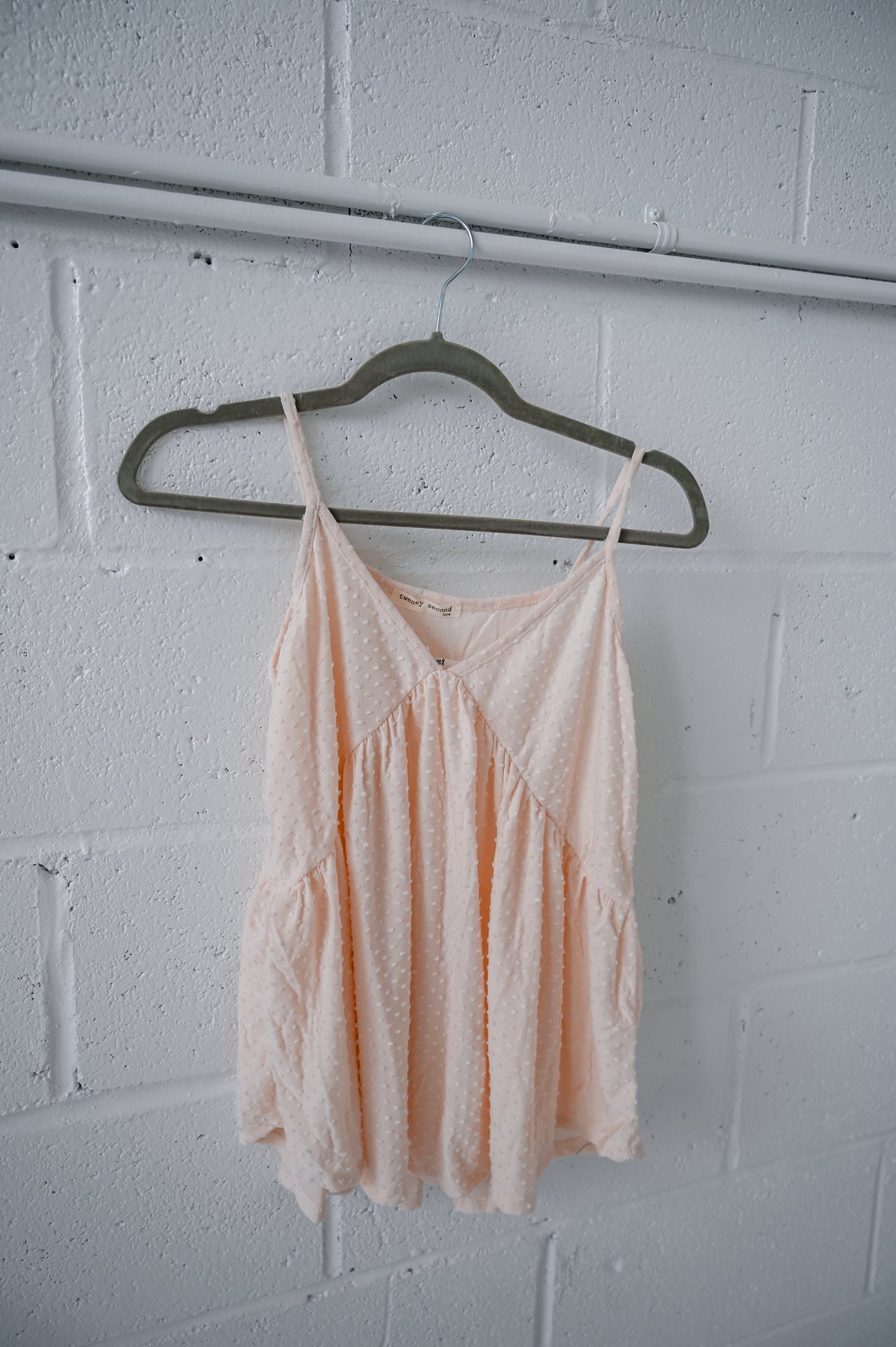 Cream Swiss Dot Cami