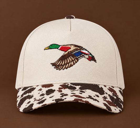 Mallard Cow Print Hat
