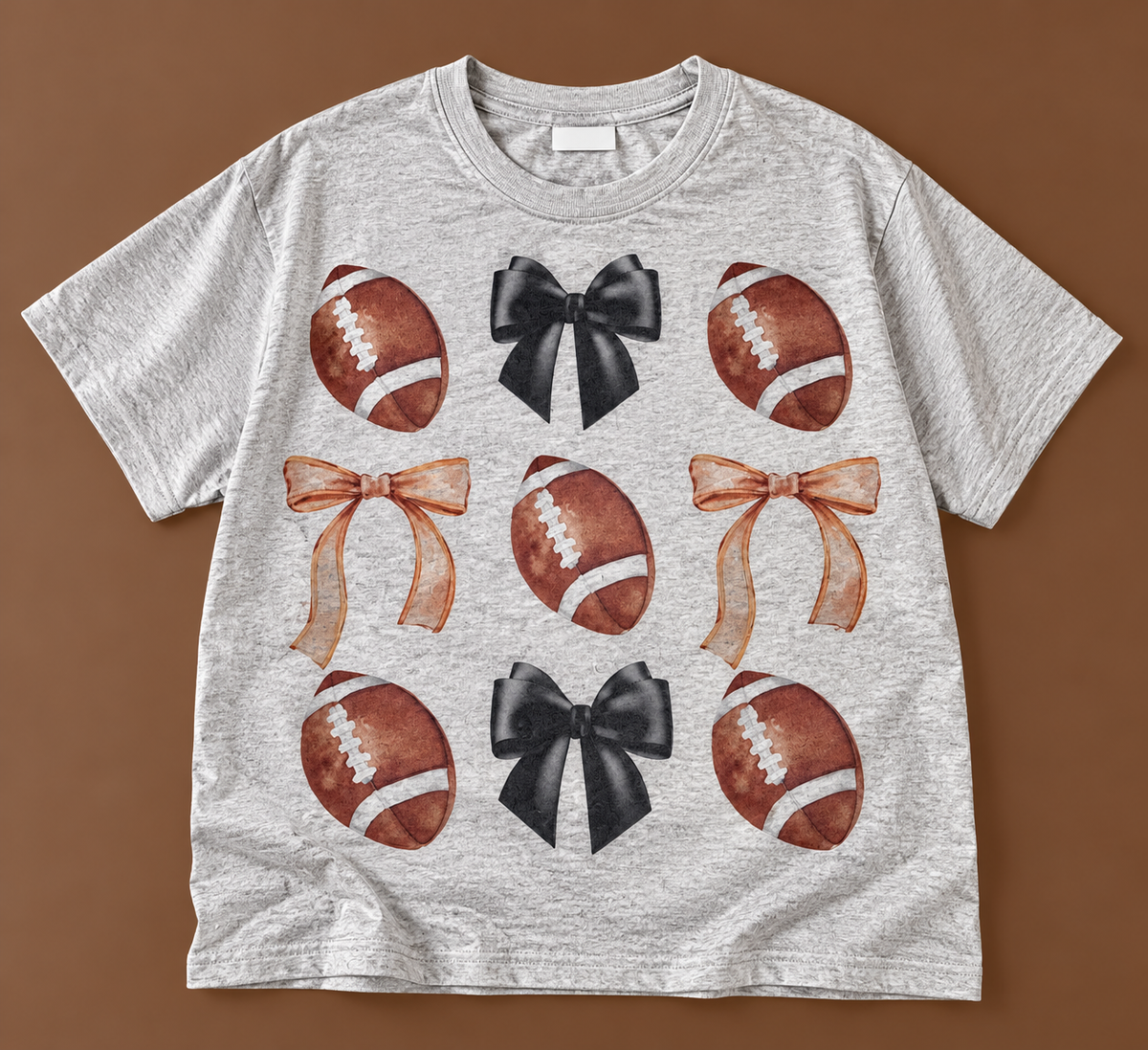 Football and Bows Tee